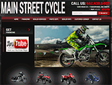 Tablet Screenshot of mainstreetcycle.com